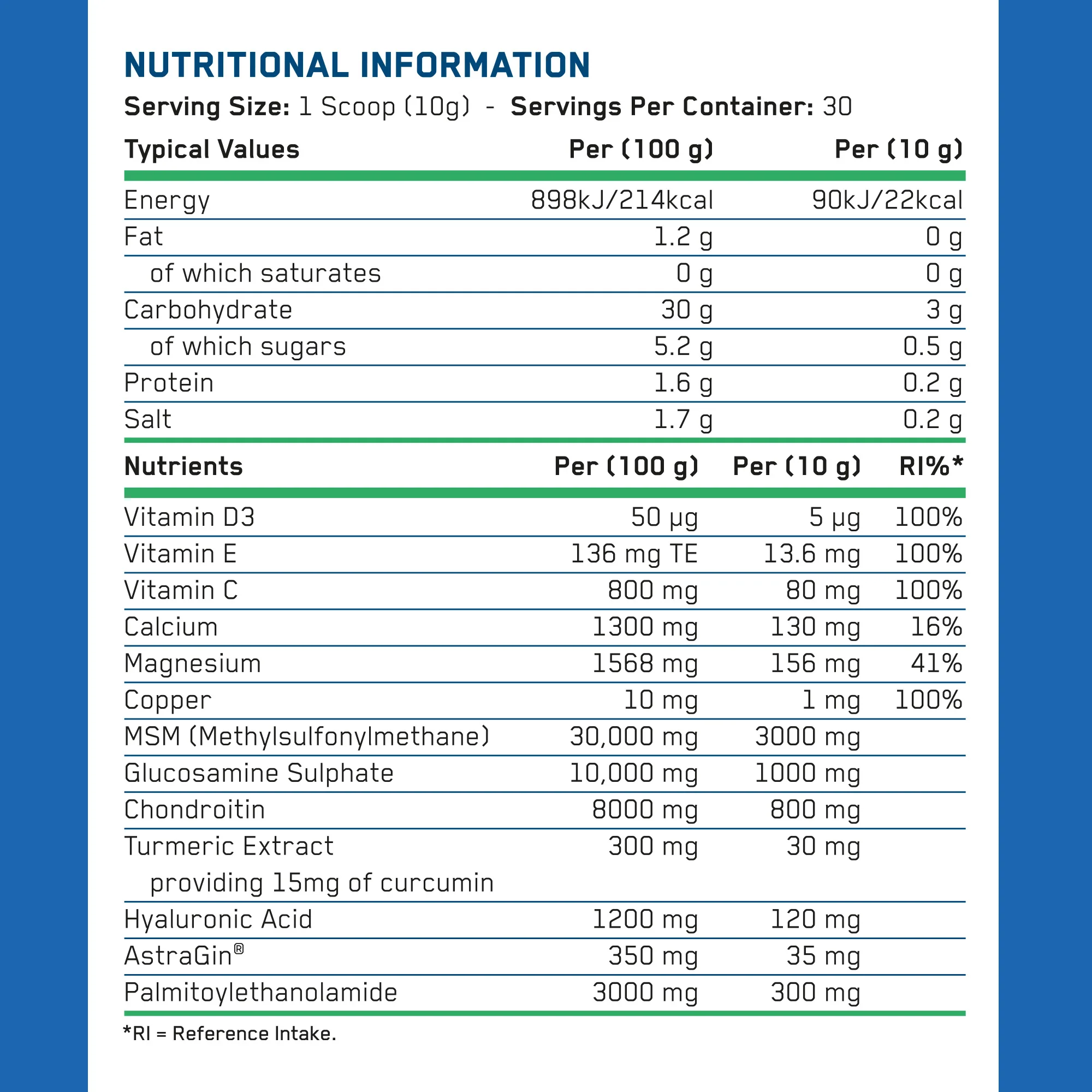 Applied Nutrition - Joint Complex, 300g - Image 3