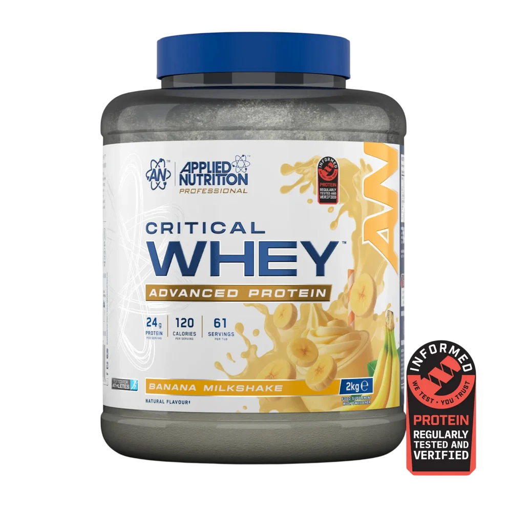Applied Nutrition – Critical Whey Protein, 2kg - Banana Milkshake